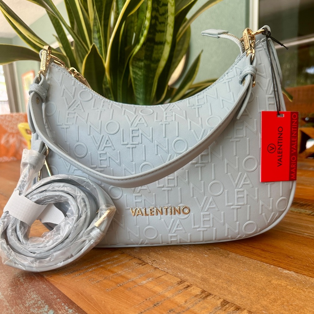 Valentino by Mario Valentino Relax Polvere Light Blue Handbag